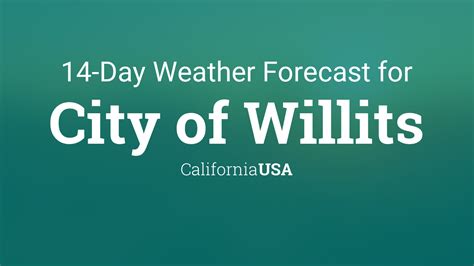 10 day weather forecast willits ca